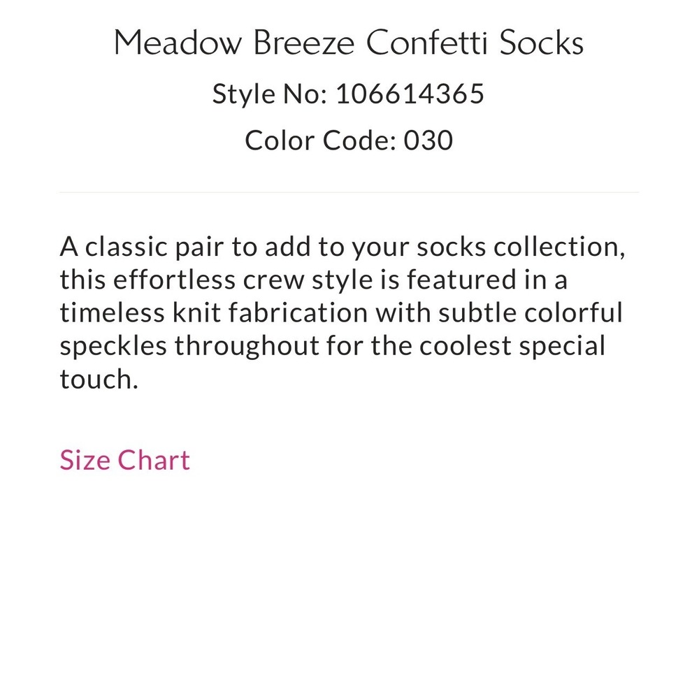 Free People Meadow Breeze Confetti Socks ivory White New NWT classic blend crew - Picture 3 of 4
